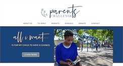 Desktop Screenshot of parentschallenge.org